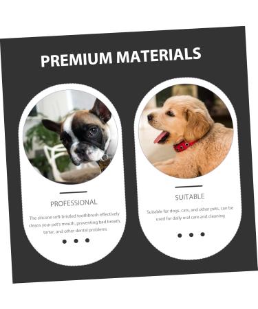 INOOMP 1 Set Pet Toothbrush Dog Toothbrush and Toothpaste Puppy Toothbrush Dog Handheld Toothbrush Single-head Brush Pet Oral Toothbrush Dog Brush Teeth Single-head Toothbrush Pet Brush - Buy Online on GoSupps.com