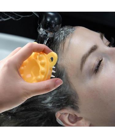 Shop Premium Silicone Hair Scrubber & Shampoo Brush for All Ages - Massage Scalp Device for Men Women & Kids - Buy Online on GoSupps.com