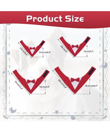 Maustlie Dogs Smoking Bandana - Adjustable Triangle Scarf for Weddings & Parties | Red M Size - Buy Online on GoSupps.com