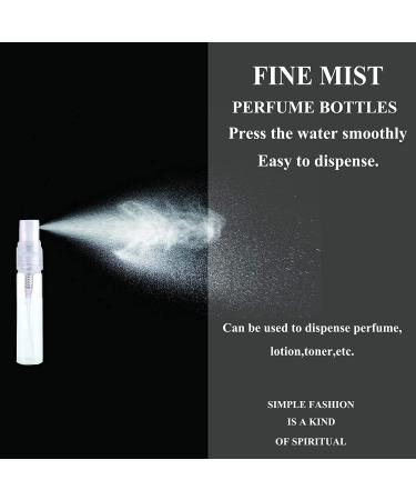 Mini Refillable Glass Spray Bottle 5ml - 60 Pcs Set for Travel, Essential Oils, Perfume & Cleaning - Buy Online on GoSupps.com