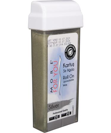 More for You Silver Waxing Pads - 100ml Roll-On Depilatory Wax - Hair Removal Spatrons (12 Pack) - International Shipping - Buy Online on GoSupps.com
