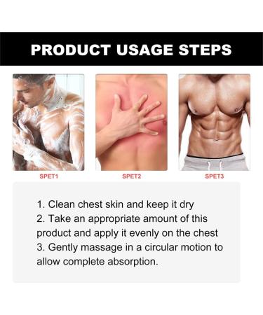 MenTherm Bee Venom Gynecomastia Heating Oil & Gel - Tightening Solution for Chest Muscles (2 Pcs) | Worldwide Shipping - Buy Online on GoSupps.com