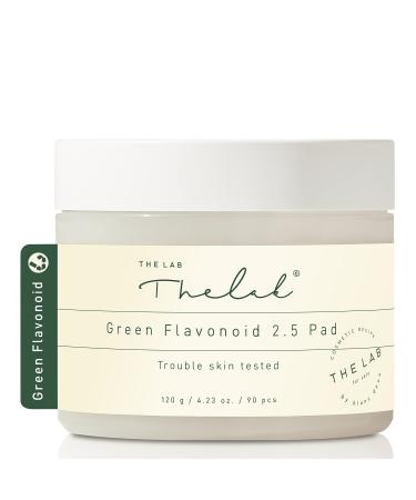 THE LAB BY BLANC DOUX Green Flavonoid 2.5 Pad (90 pcs.) - Double Soothing Calming Skin Care with Flavonoid and Fruit Extracts