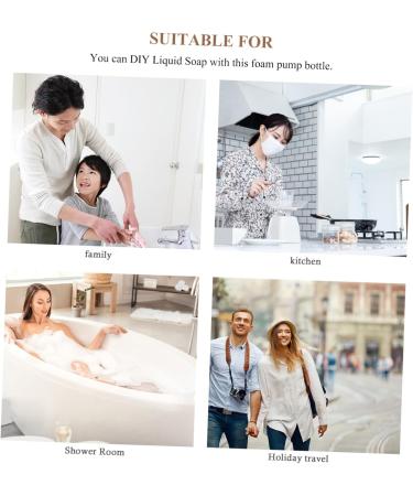 Shop NOLITOY 3pcs Mini Pump Bottles - Perfect for Travel Soap Shampoo & Lotion - Clear Foaming Bottle Set in Miss Pink - Buy Online on GoSupps.com