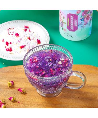 SIJIYUNLI-Rose Silver ear and Lotus Root Powder Soup 350g/12.34oz served quickly is both Tremella and Lotus Root Powder Soup suitable for those in a hurry beautifully packaged and a must-have gift breakfast. - Buy Online on GoSupps.com