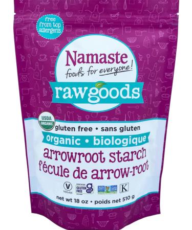 Namaste Foods Organic Arrowroot Starch Gluten Free 18-Ounce (Pack of 6) Allergen Free