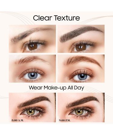 Eyebrow Microblading Pen - Waterproof Long-Lasting Gray Brow Pencil with Micro-Fork Tip for Natural Look - Buy Online on GoSupps.com