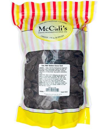 McCall's Cocoa Dark Chocolate Melting Wafers 2kg