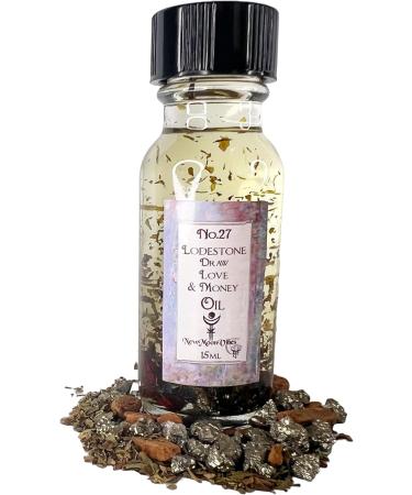 Lodestone Oil by New Moon Vibes - Attract Wealth Love Health Success Abundance Prosperity Positive Energy Spells Conjure Rituals - Handmade with Essential Oils & Herbs - Wicca Pagan Hoodoo Magick - Buy Online on GoSupps.com