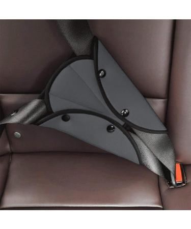 2Pcs Kids Seat Belt Adjuster & Cover - Universal Car Safety Harness Strap Triangle Positioners - Adjustable Seat Belt Pads for Children - Buy Online on GoSupps.com