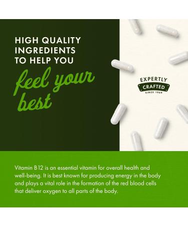 Swanson Vitamin B12 (Cyanocobalamin) - Vitamin Supplement Promoting Energy Metabolism, Nervous System Health & Heart Support - Supports Red Blood Cell Formation (250 Capsules, 500mcg Each) 2 Pack - Buy Online on GoSupps.com