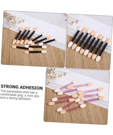 Beavorty 40pcs Sponge Stick Shimmer Eyeshadow Stick Makeup Brush Tool Portable Eyeshadow Applicator Supplies - Buy Online on GoSupps.com