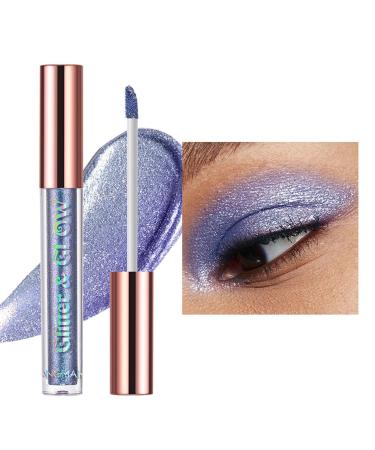 Liquid Shimmer Eyeshadow | Chameleon Liquid Eye Shadow | Liquid Eyeshadow Multi-Dimensional Long-Lasting Holographic Multichrome Eyeshadows Makeup Frifer 07#