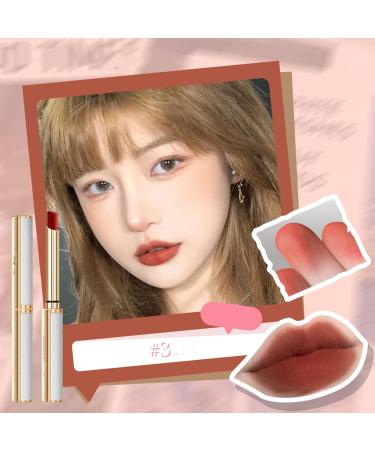 Waterproof Velvet Matte Lipstick Long Lasting - High Pigment Lipstick Set - Nourishing Nude Lip Gloss - Smooth Color - Matte Lipstick - Gift Box for Women - Buy Online on GoSupps.com