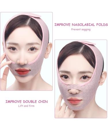 1 Piece Double Chin Reducer Chin Lifting Strap Double Chin Mask Chin Lifting Mask V-Line Lifting Mask Face Lifting Strap (Grey) - Buy Online on GoSupps.com
