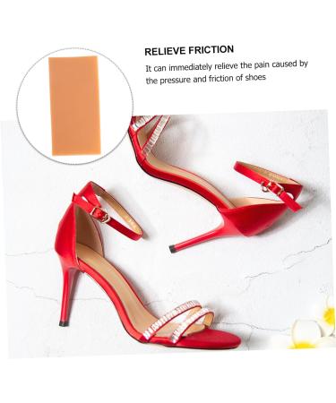 FRCOLOR Non-Slip Shoe Stickers | Heel Protector & Shoe Bottom Repair | Rubber Foot Inserts - Yellow 18.5X9CM - Buy Online on GoSupps.com