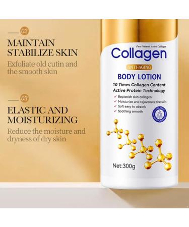 dPois 1Pc 300g Natural Body Lotion Smooth Lightweight Non Greasy Daily Moisturizing Cream for Dry Skin Long Lasting Hydration White One Size One Size White - Buy Online on GoSupps.com