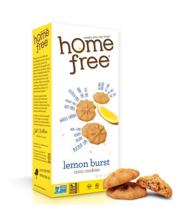 Homefree Treats You Can Trust Gluten Free Mini Cookies, Lemon Burst, 5 Ounce