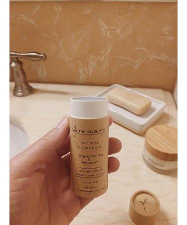 Organic Charcoal Stick Deodorant with Tea Tree and Peppermint Oils for Sensitive Skin - Aluminum and Baking Soda Free - Buy Online on GoSupps.com