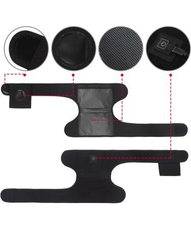 PURFUN Electric Heated Knee Brace Wrap - Adjustable Arthritis Heat Therapy for Joint Pain Relief | USB Heating Kneepads for Injury and Rheumatism - 1 PC - Buy Online on GoSupps.com