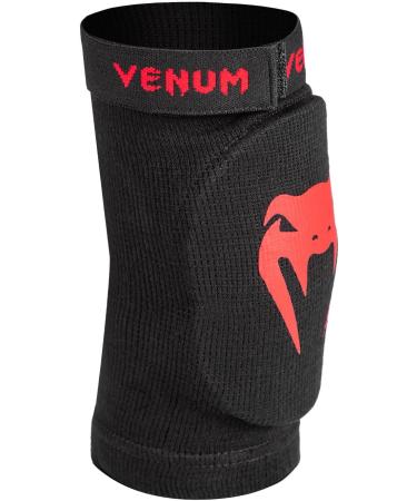 Venum Kontact Elbow Pads - Black/Red - XS | Lightweight Protection for Martial Arts & Sports | International Shipping Available - Buy Online on GoSupps.com