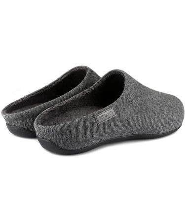 HIDARCH Orthotic Slippers for Men and Women - Plantar Fasciitis Relief Clogs - Non-Slip House Shoes - Dark Gray - Buy Online on GoSupps.com