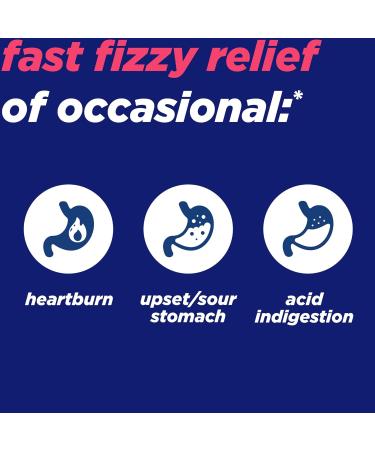 Alka-Seltzer Fizzy Melts, Dissolve on Tongue, No Water Needed, On-The-Go Dietary Supplement Antacid Tablets, for Relief of Occasional Heartburn and Acid Indigestion*, Berry Flavor, 16ct Mixed Berry - Buy Online on GoSupps.com