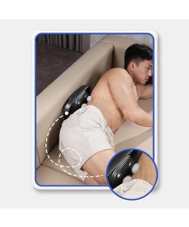 Portable Black Massage Gun - Professional Deep Tissue Muscle Massager with 4 Heads for Pain Relief in Back Leg Neck & Shoulder - Buy Online on GoSupps.com