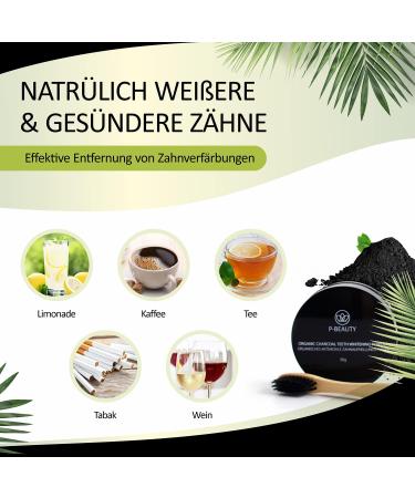 Shop P-Beauty High-Quality Tooth Whitening Set | Activated Carbon Technology for Home & Travel | Bio Teeth Whitening System - Buy Online on GoSupps.com