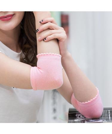 Moisturizing Elbow Sleeves | Gel Elbow Sleeve with Hydrating Ingredients - 1 Pair Cracked Heels and Elbows Pads for Working Studying Sleeping Hiking - Effective Moisturizers for Dry Skin Relief - Buy Online on GoSupps.com