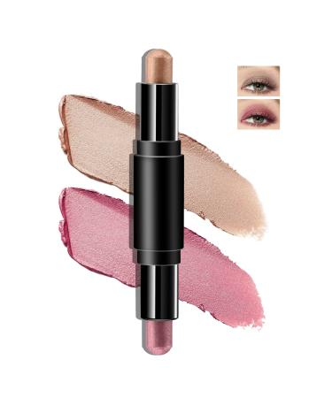 Boobeen Eyeshadow Stick for Eyes  Metallic Cream Eye Shadow Pencil Crayon  Glitter Eye Brightener Stick  Multi Function Eyeshadow Highlighter  Long wear 03