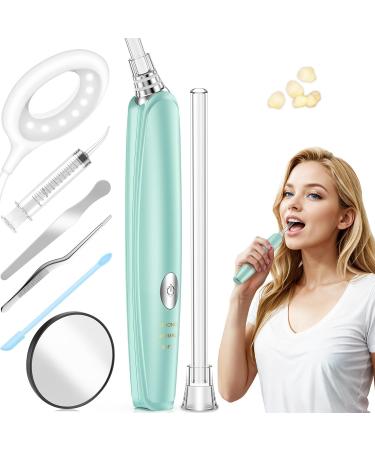 Tonsil stone remover tonsil stone removal kit with LED guide light 5X mirror silicone spoon 3 Angle adjustment tonsil stone removal