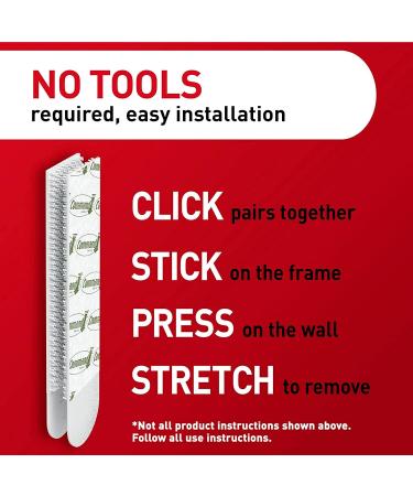 Command 17204 07335000521 Hardware 6 Pairs White 6 Count - Buy Online on GoSupps.com