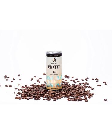 Culturi Organic Canned Espresso - All Natural Non-GMO Cold Brew - Preservative Free Black Coffee - 12 Pack of Cans - Buy Online on GoSupps.com