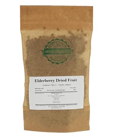 Helcherberries dried / sambucus nigra L / Elderberry Dried Fruit # Herba Organica # Schwarze Elder Holder Holler Lilac) 100 g (1 Pack) - Buy Online on GoSupps.com