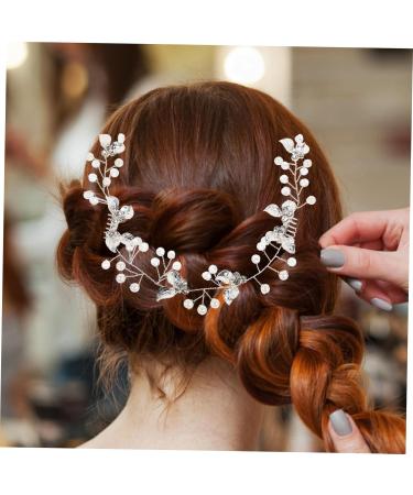 Beaupretty Comb Twisted Flower Arrangement and Comb Headwear headpiece for bride rhinestone hair comb Hair comb for women comb pearl hair clip hair accessory for women Hair - Buy Online on GoSupps.com