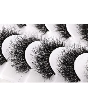 Buy 3D Volume Natural Mink Lashes | Fluffy Wispy Faux Mink Eyelashes Pack - International Shipping - Buy Online on GoSupps.com
