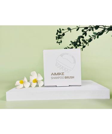 Aimike Scalp Massage Brush - Eco-Friendly Silicone Shampoo Brush for Hair Growth & Dandruff Relief | Green Scalp Massager for All Hair Types - Buy Online on GoSupps.com