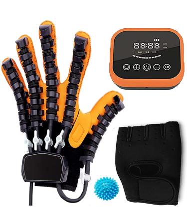 Finger Training Stroke Hand Splint Finger Straightening Brace Guard for Stroke Hemiplegia Hand Function Recovery Relief Finger Cramps Left Medium