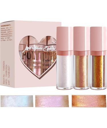 Liquid Chameleon Eyeshadow - Convenient 3X High- Multi-Dimensional Eyeshadows - Long Lasting Highly Pigment Glitter Eyeshadows Makeup For Halloween Party - Buy Online on GoSupps.com
