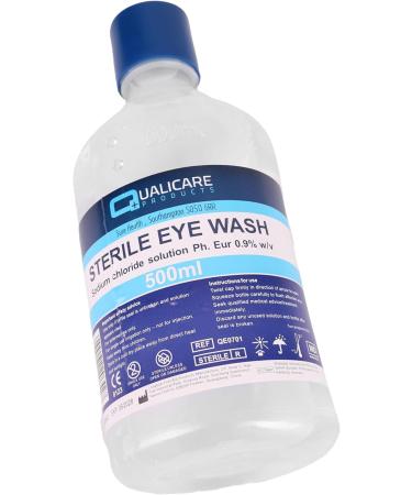 Sterile Eye Wash Solution Saline 500ml - Buy Online on GoSupps.com