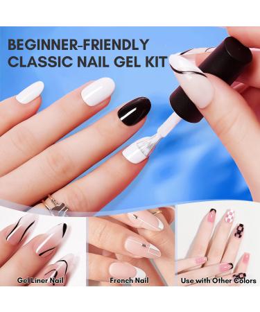 Makartt Black White Nail Gel Polish Kit: Long Last - Buy Online on GoSupps.com