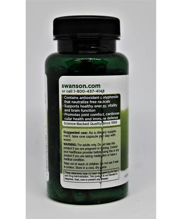 Swanson Green Tea Extract 500mg - Antioxidant-Rich Weight Management Supplement - 100 Capsules (2 Pack) - Buy Online on GoSupps.com
