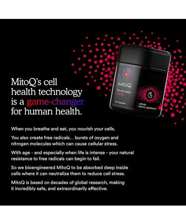 MitoQ +Heart Premium CoQ10 Antioxidant - Cardiovascular Support Supplement with Magnesium L-Carnitine & Vitamin D3 - 60 Capsules for Cell Vitality - Buy Online on GoSupps.com