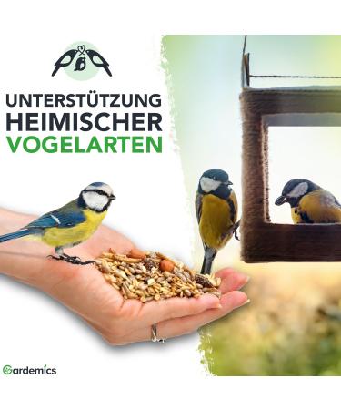 Gardemics Premium Bird Feed with Mealworms - Year-Round Wild Bird Protein 10 kg for Garden Biodiversity - Buy Online on GoSupps.com