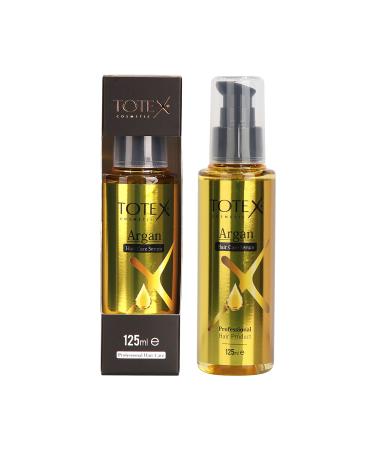 Totex Hair Repair Serum Argan Oil 125ml I Damaged Hair Care Serum I Hair Shine Argan Oil I Pump Bottle 125ml - Buy Online on GoSupps.com