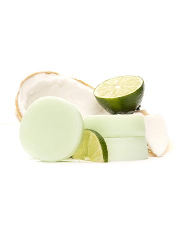 Sweet & Sassy 3 Conditioner Bars. Made in the USA. All Natural Organic SLS Free Plastic Free Safe for Color Treated Hair - Coconut Smiles.