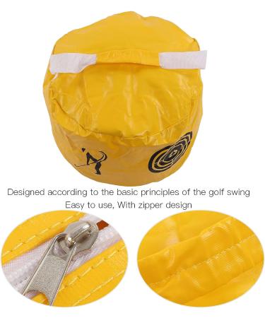 SPYMINNPOO Golf Smash Impact Training Bag - High Density Waterproof PVC - Yellow - Buy Online on GoSupps.com