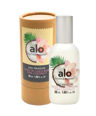 Cucina Fruits & Passion Alo Pink Coconut Eau Fraiche light airy fresh spray perfume in warm weather 50 ml/ 1.69 fl.oz - Buy Online on GoSupps.com