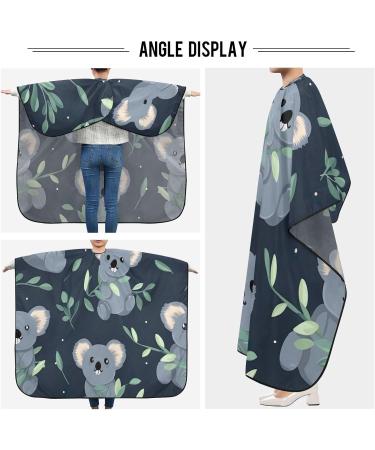 Kigai Cute Koalas Barber Cape - Professional Waterproof Hair Cutting Cape with Adjustable Snap Closure for Men & Women - Buy Online on GoSupps.com